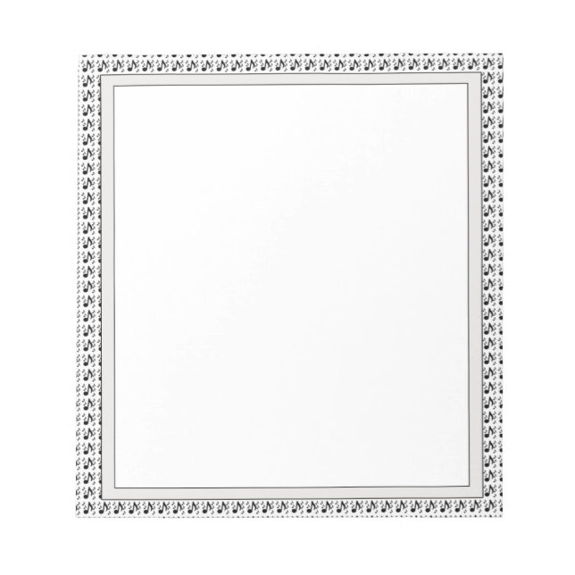 Bloc De Notas Notas musicales Pad 5.5" x 6" - 40 páginas Art Mus (Frente)