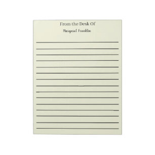 Bloc De Notas Notas personalizadas de la Oficina de