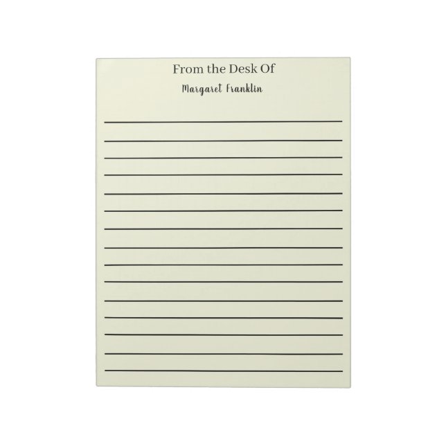Bloc De Notas Notas personalizadas de la Oficina de (Lado Izquierdo)