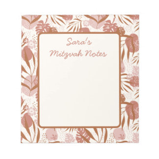 Bloc De Notas Notas personalizadas de Mitzvah