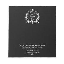 Notas personalizadas profesionales modernas negras