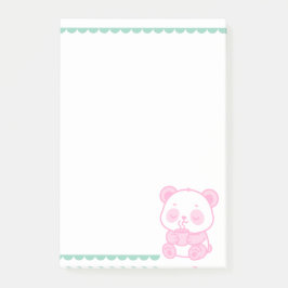 Bloc de Notas Notas Post-it® Panda Café