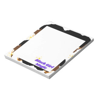 Bloc De Notas Notas rápidas mágicas del Chica negro