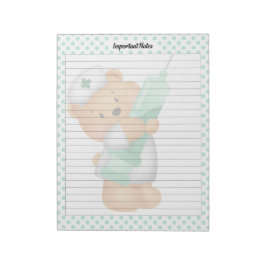 Bloc De Notas Notas Temáticas del Sugar Bear