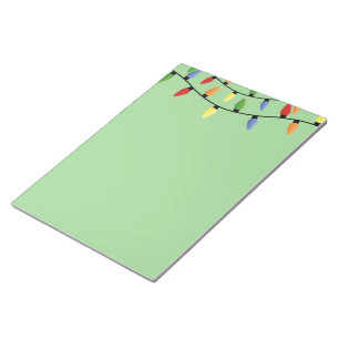 Bloc De Notas Note Pad-Christmas Lights