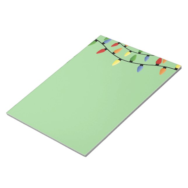 Bloc De Notas Note Pad-Christmas Lights (Lado Derecho)