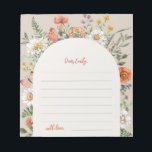Bloc De Notas Notecards Wildflower | Notepad<br><div class="desc">Notecnológicos de flores silvestres. Que los invitados escriban una nota especial. ¡Listo para ser personalizado por usted!</div>