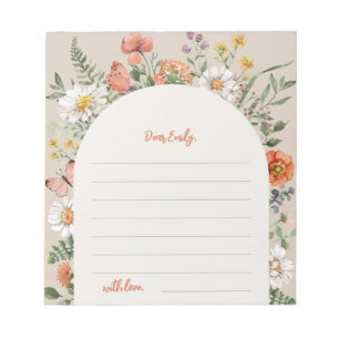 Bloc De Notas Notecards Wildflower   Notepad