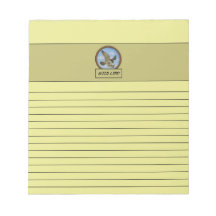 Notepad amarillo claro halcón peregrino