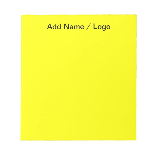 Bloc De Notas Notepad amarillo negrita de Note-is-Me (Frente)