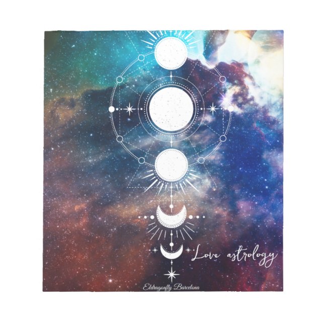 Bloc De Notas Notepad- Amo astrológico (Frente)