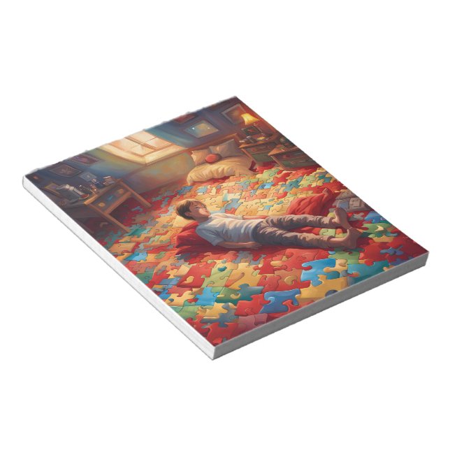 Bloc De Notas Notepad autismo (Lado Derecho)