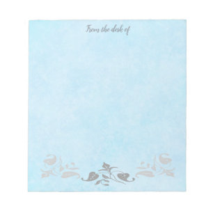 Bloc De Notas Notepad azul pálido