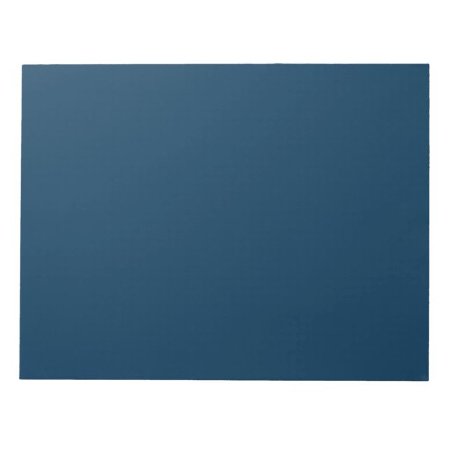 Bloc De Notas Notepad azul prusiano (Frente)