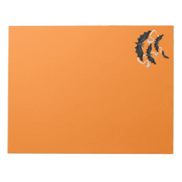 Bloc De Notas Notepad-Bats de Halloween