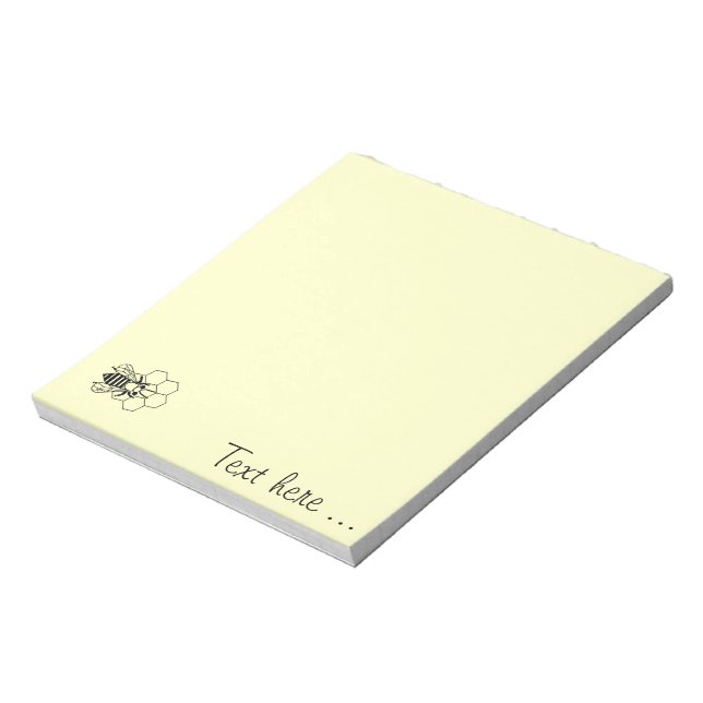 Bloc De Notas Notepad - Bee on Honeycomb (Lado Izquierdo)