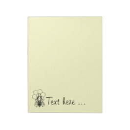 Bloc De Notas Notepad - Bee on Honeycomb (grande)
