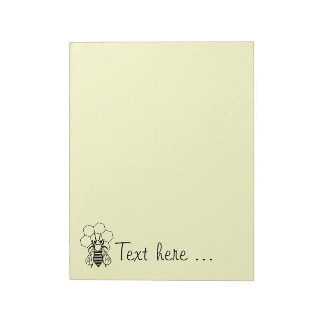 Bloc De Notas Notepad - Bee on Honeycomb (grande) (Lado Izquierdo)