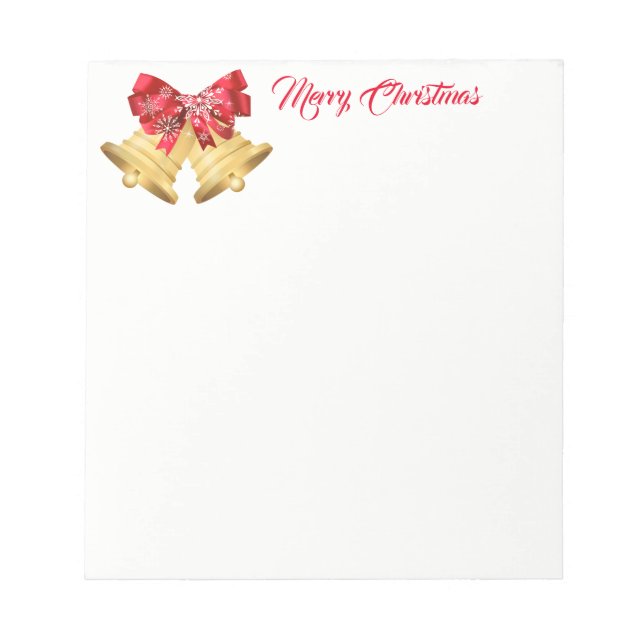 Bloc De Notas Notepad-Bells navidades (Frente)