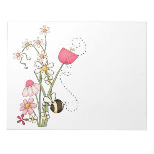 Bloc De Notas Notepad Buzzing Bees