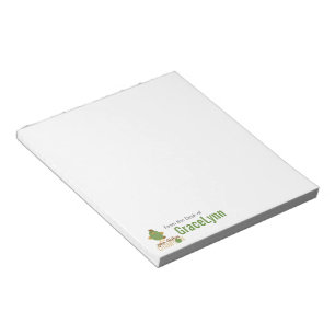 Bloc De Notas Notepad Campeón de Pollo Verde y Marrón