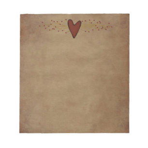 Bloc De Notas Notepad cardíaco primitivo