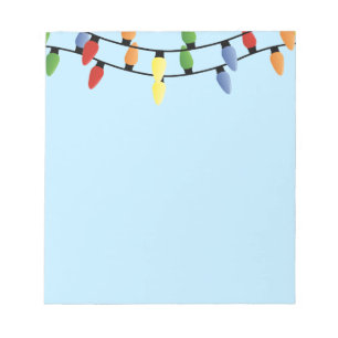 Bloc De Notas Notepad-Christmas Lights