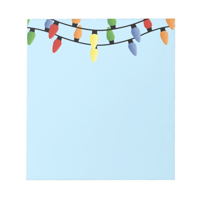 Bloc De Notas Notepad-Christmas Lights (Frente)