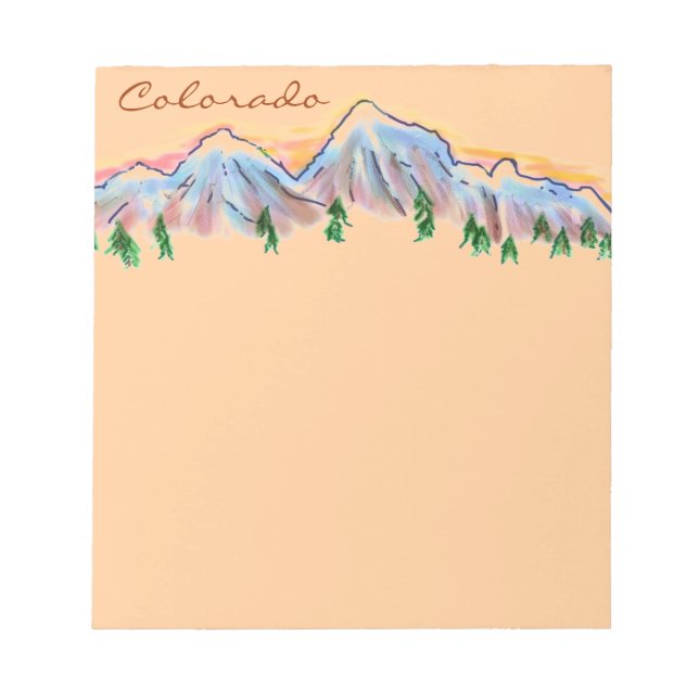 Bloc De Notas Notepad colorado (Frente)