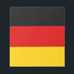 Bloc De Notas Notepad con bandera de Alemania<br><div class="desc">Añada un toque de orgullo alemán a su colección de papelería con nuestro exclusivo bloc de notas con la bandera de Alemania! Diseñado con meticulosa atención a los detalles, este bloc de notas es más que un simple artículo práctico; es una celebración de la cultura y el patrimonio alemán. El...</div>