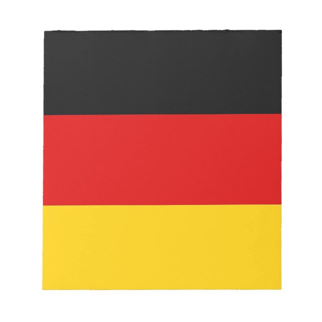 Bloc De Notas Notepad con bandera de Alemania (Frente)