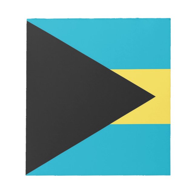 Bloc De Notas Notepad con bandera de Bahamas (Frente)