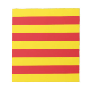 Bloc De Notas Notepad con bandera de Cataluña