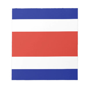 Bloc De Notas Notepad con bandera de Costa Rica
