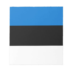Bloc De Notas Notepad con bandera de Estonia