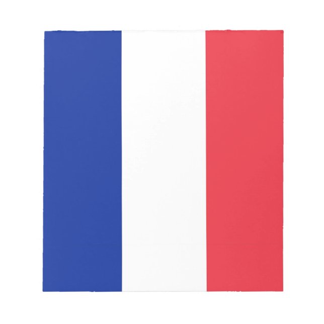 Bloc De Notas Notepad con bandera de Francia (Frente)