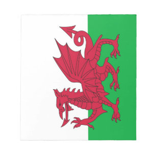 Bloc De Notas Notepad con bandera de Gales