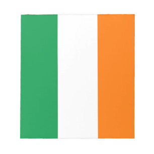 Bloc De Notas Notepad con bandera de Irlanda