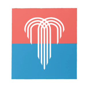 Bloc De Notas Notepad con bandera de Kansas City, Misuri