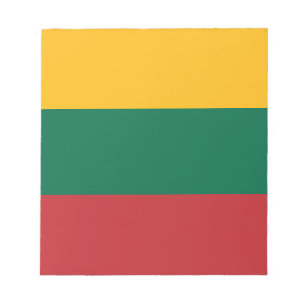 Bloc De Notas Notepad con bandera de Lituania