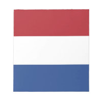 Notepad con bandera de los Países Bajos