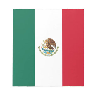 Bloc De Notas Notepad con bandera de México