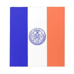 Bloc De Notas Notepad con bandera de Nueva York