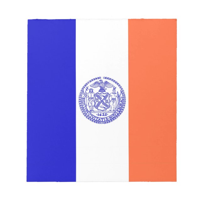 Bloc De Notas Notepad con bandera de Nueva York (Frente)