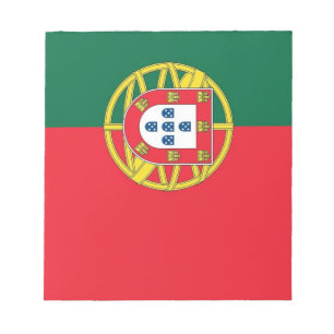 Bloc De Notas Notepad con bandera de Portugal