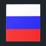 Bloc De Notas Notepad con bandera de Rusia<br><div class="desc">Increíble Bloc de notas con bandera de Rusia. Este producto es su personalizable.</div>