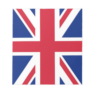 Bloc De Notas Notepad con bandera del Reino Unido