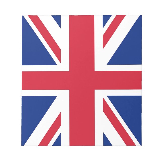 Bloc De Notas Notepad con bandera del Reino Unido (Frente)