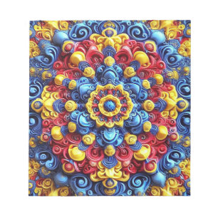 Bloc De Notas Notepad con colores rumanos diseño moderno