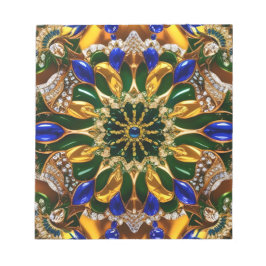 Bloc De Notas Notepad con diseño moderno de colores brasileños